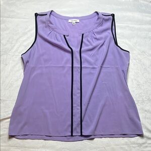 Calvin Klein Lavender Sleeveless Blouse